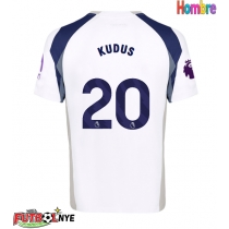 Camiseta Tottenham Hotspur Mohammed Kudus #20 Primera Equipación 2025-26 manga corta